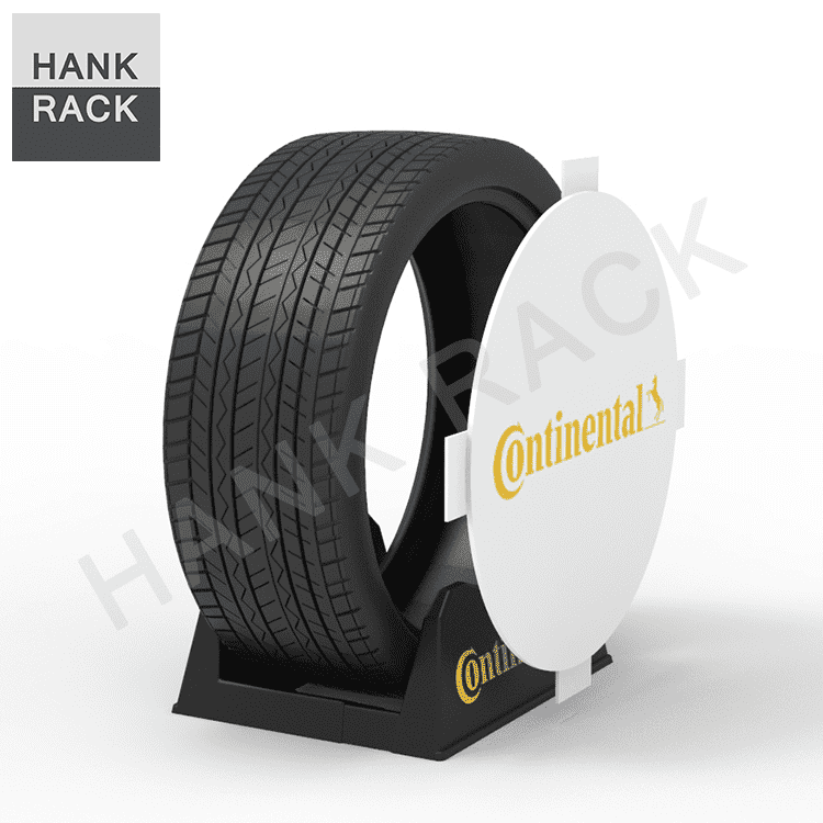 Manufacturer for Tire Holder - PVC Center Insert Tire Signage Board for Tire Display – Hank
