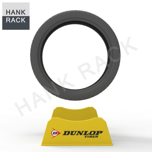 DUNLOP Tire Display Stand Holder Plastic Adjustable Tire Rack