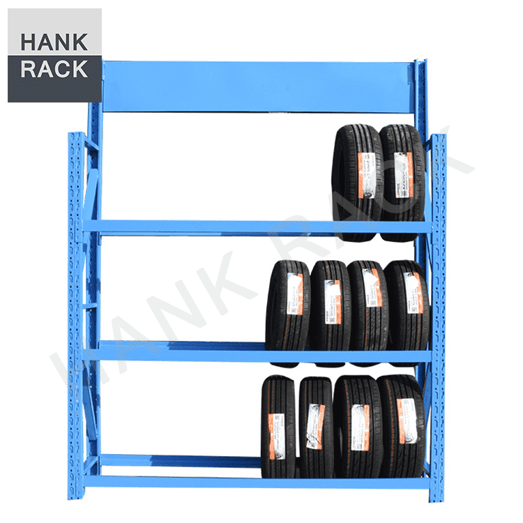 Personlized Products Fabric Roll Storage Rack -
 Tyre Shop Repair Store Display Storage Tire Rack – Hank