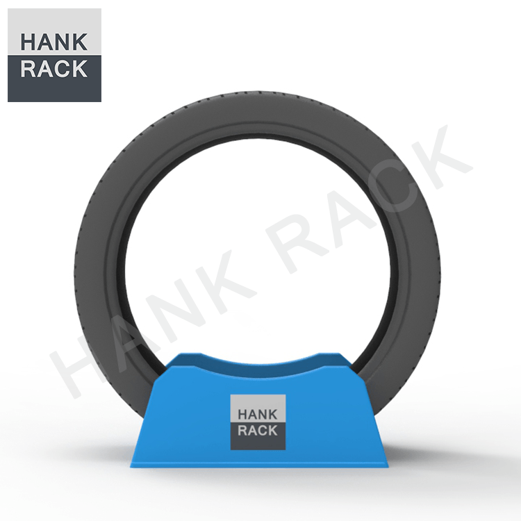 2019 wholesale price Tire Trolley -
 Point of Sale Adjustable Portable Tyre Holder Display Tire Stands – Hank