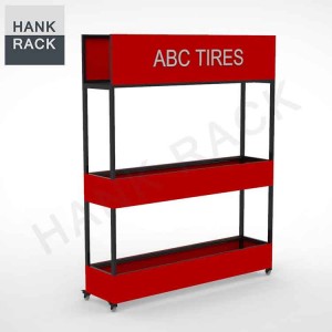 Tire Rack with Roller