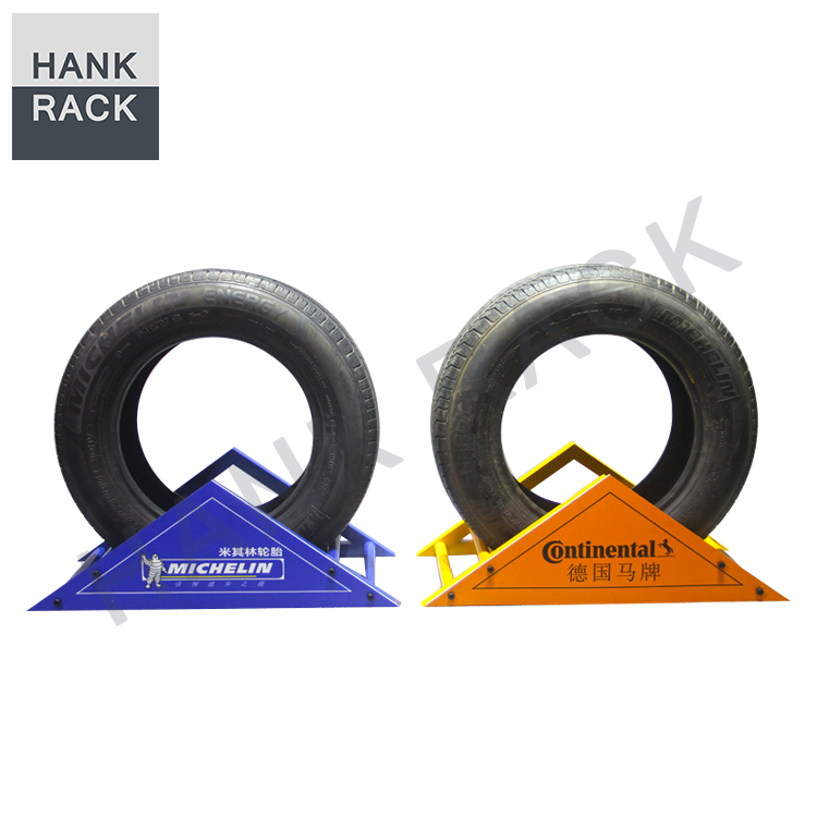 Factory Supply Tire Stand Display -
 Triangle Tire Stand – Hank