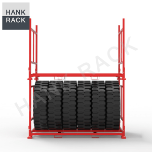 Foldable Tyre Stillage Stacking Truck Tire Rack