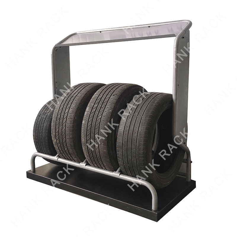 Factory source Stand Display Rim -
 Tyre Display Rack with Header – Hank