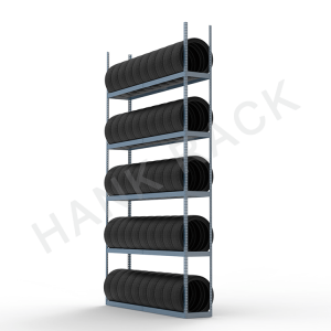 5-Tier Tyre Storage Rack Boltless Rivet Shelving Tire Rack