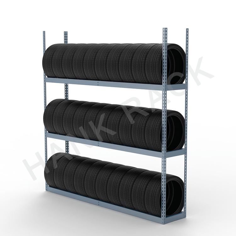 3-Tier Tyre Shelving Rack for Passenger & Light Truck Tyre Storage Display Rack Featured Image