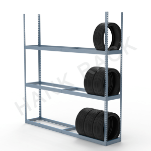 3-Tier Tyre Shelving Rack for Passenger & Light Truck Tyre Storage Display Rack