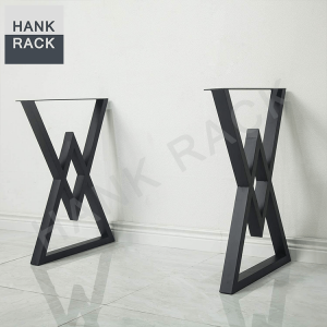 Metal Furniture Legs Triangular Table Legs Black Metal Desk Legs