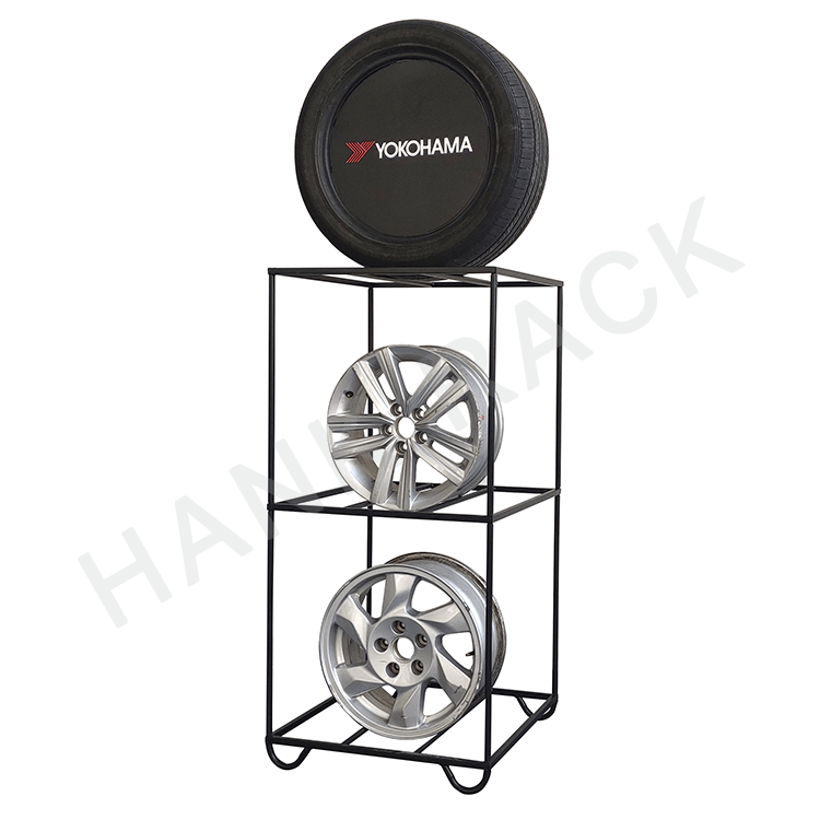 Car Tire Wheel Display Stand Alloy Mag Wheel Display Rack Featured Image