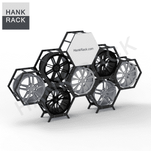 Hexagonal Wheel Display Rack