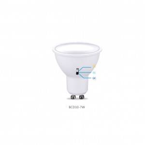 8 Year Exporter LED Bulb Gu10 - 3CCT Patent Bulb BCD10-7W – HANNORLUX