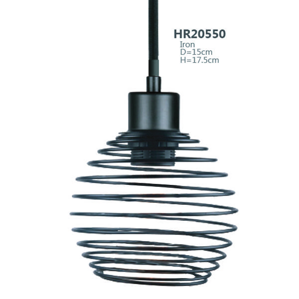 Factory best selling Edison Bulb Cage Lighting - Pandent Light  HR20550 – HANNORLUX detail pictures