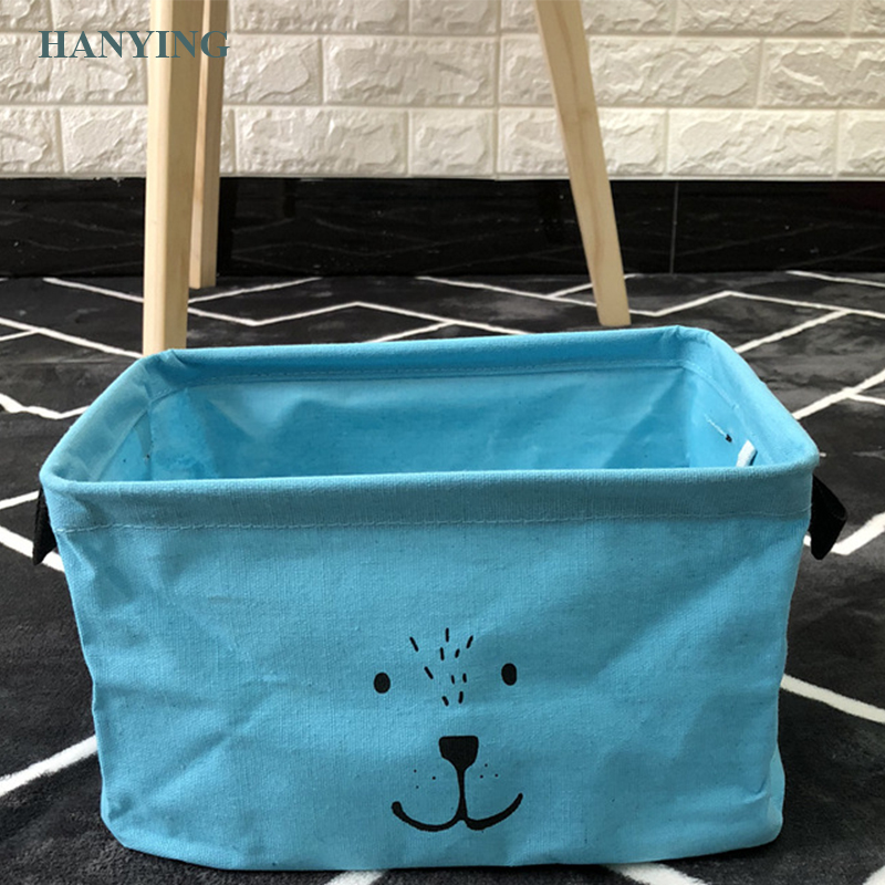 fabric storage baskets with handles