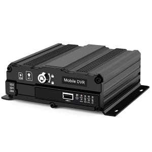 SD Card MDVR, mobiele DVR voor voertuig 4CH Realtime CCTV H.264 4CH720P
