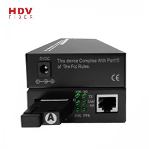 Manufacturer for Giga Media Converter - For Rj45 10/100/1000M 20km Single Fiber Single Mode Ethernet Fiber Media Converter – HDV