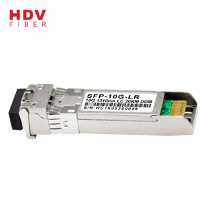 10G 1310nm 20KM LC connector ကို dual-fiber optic SFP transceiver SFP + module တစ်ခု
