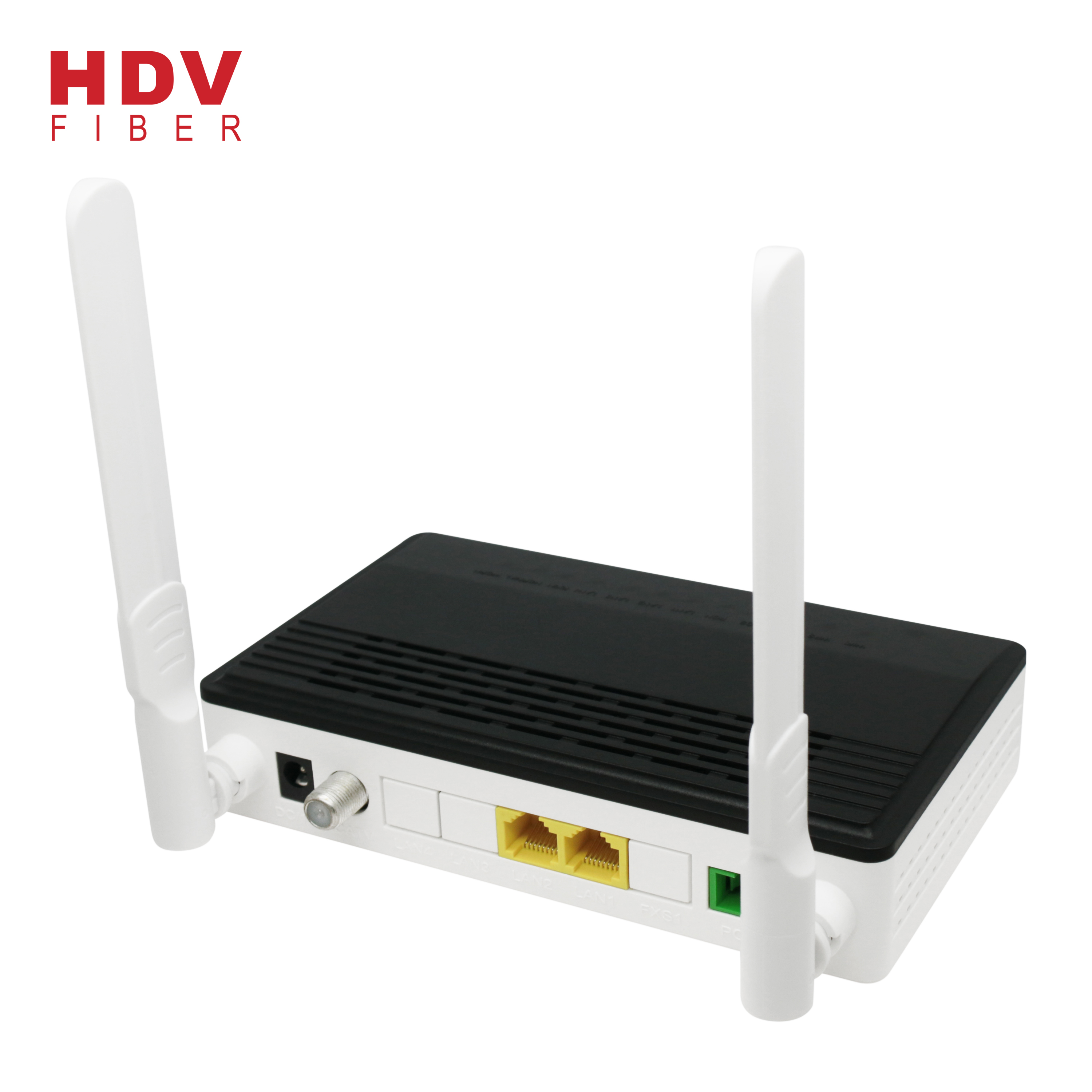 China FTTH Fiber Optic Network Router 1GE+1FE+WIFI +CATV Dual Pon Port