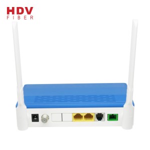 ftth modem fiber optic equipment 1ge+1fe+wifi+voice+catv epon onu compatible with olt