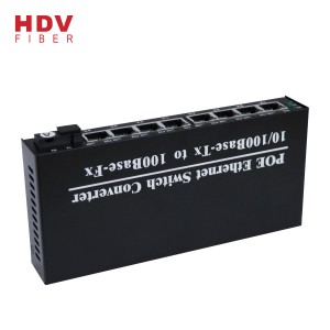 1*100M Optical Fiber and 8 * 10/100Base-Tx Rj45 Port Manageable Ethernet Poe Network Switch Price