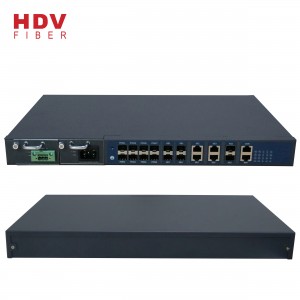 FTTH 8 Port GEPON GPON Dual Power Supply OLT Compatible With HUAWEI ZTE BDCOM ONU