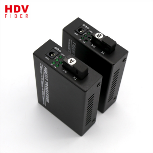 HDV 10 100base 4rj45 4 port fiber optic media converter