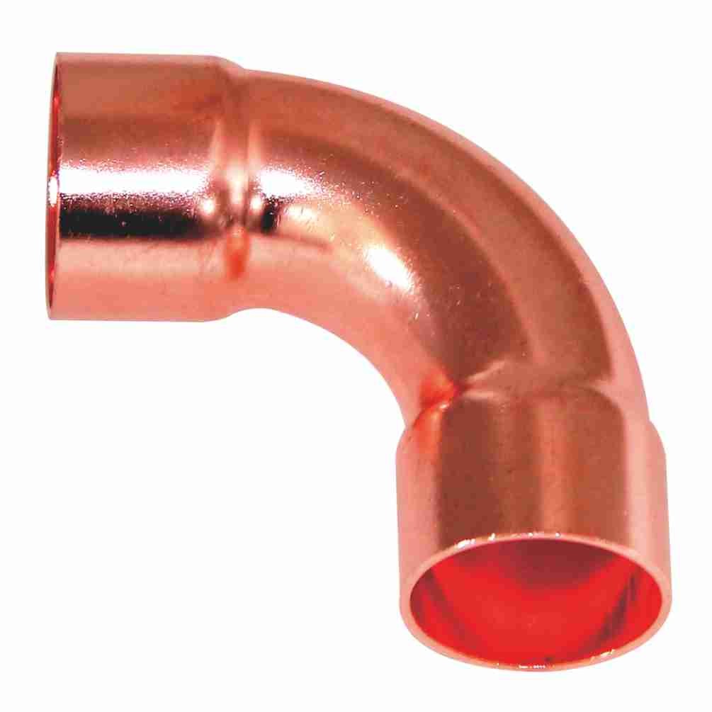 90° Copper Elbow-long