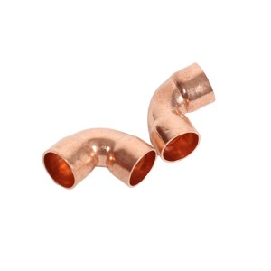45/60/90 degree copper elbow pipe fitting