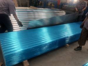 Aluminium Galvanized Corrugated Steel Roofing Sheet