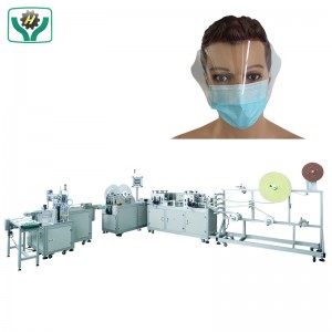 Automatic Protective Film Medical Tie Up Mask Machine
