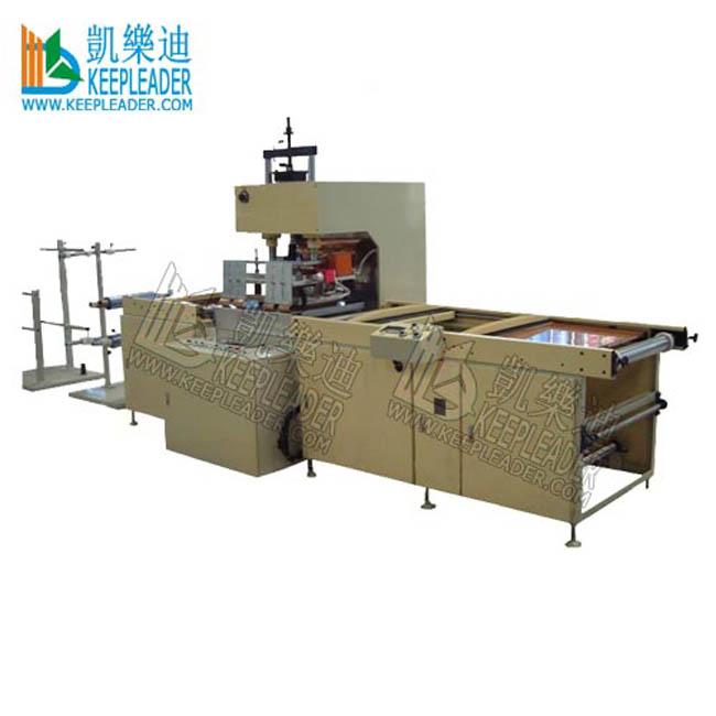 Clear Box Making Soft Crease Folding Line Forming HF Machine for Plastic_Transparent_Square_Gift Packaging Boxes H/RF Production Featured Image