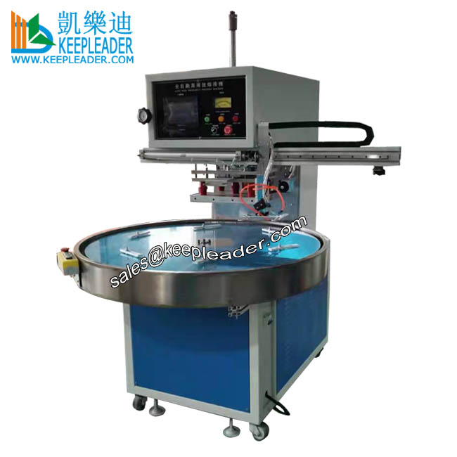 HF Welder Blister Package Sealing High Frequency Card Welding Machine of PVC_PET Clamshell Packing Auto Rotary RF Plastic Sealer Featured Image