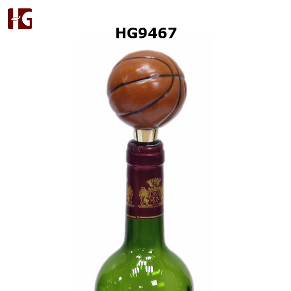 Metal Decorative Wine Bottle Basketball Souvenir