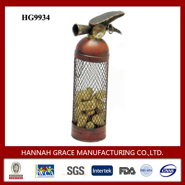 Fire Hydrant Metal Wire Wine Cork Holder