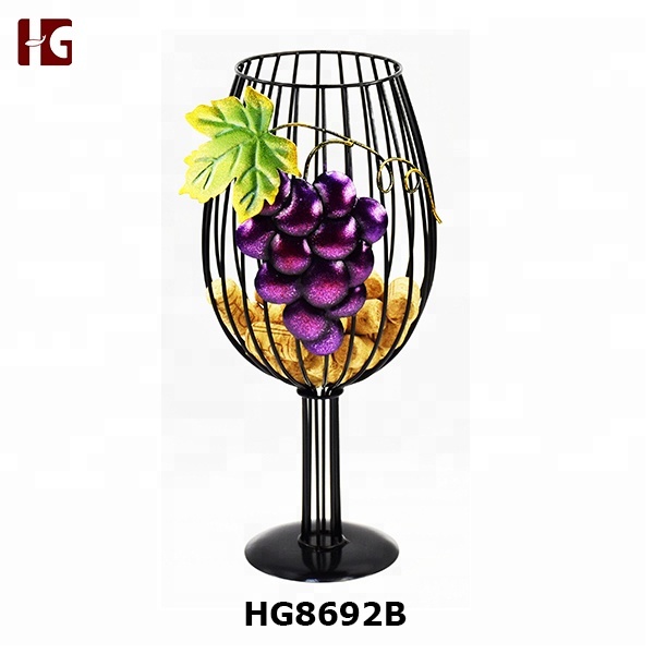 Wine Glass Cup Shape Wine Cork Holder