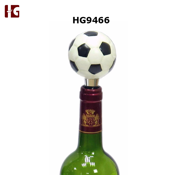 Sport Style Football Metal Wine Bottle Stopper