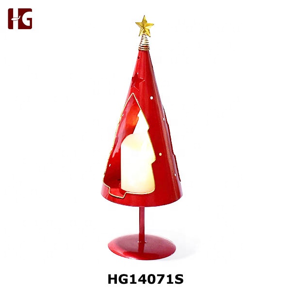 Metal christmas trees  Candle Holder With Voltive