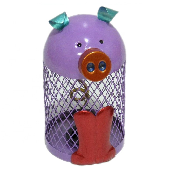 Metal Nets Animal Piggy Bank, Pig Money Box