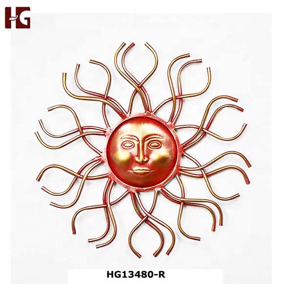 The iron face of the sun hangs on the wall