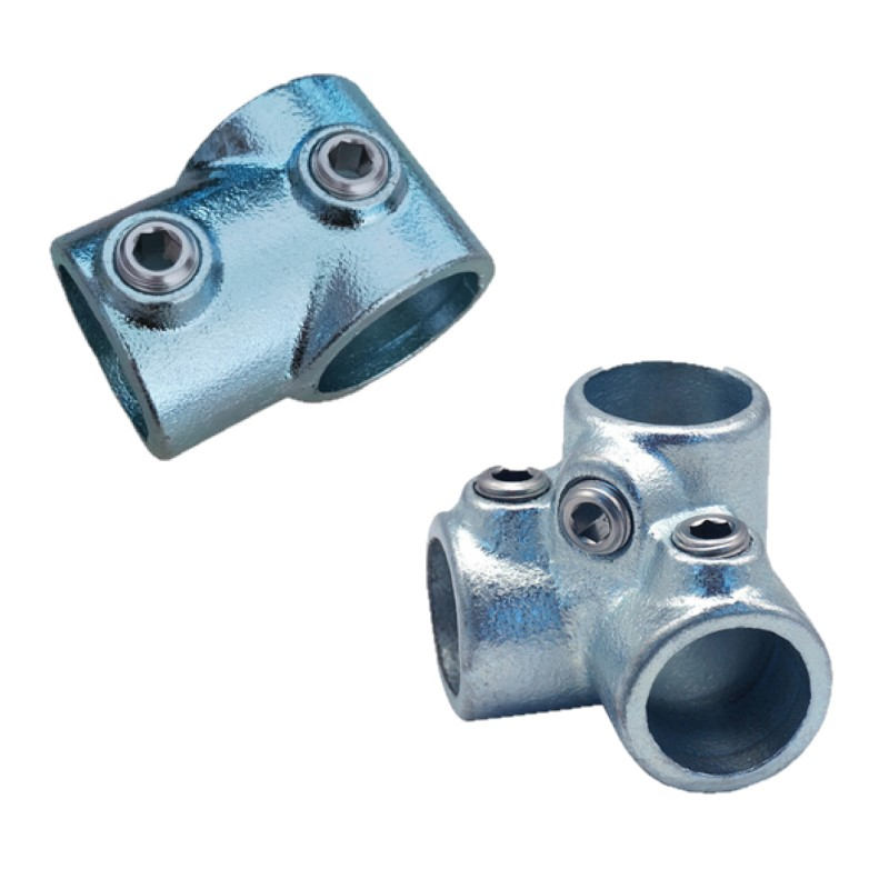 galvanized 101 short tee key clamp pipe fittings Featured Image