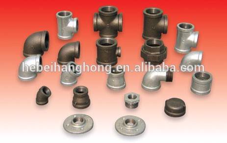 1/2'' 3/4'' Cast Iron Pipe Fittings from China manufacturer for furniture table leg