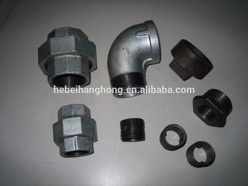 1/2'' 3/4'' Cast Iron Pipe Fittings from China manufacturer for furniture table leg