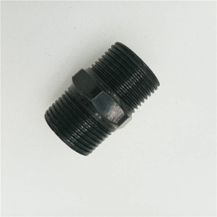 hardware malleable iron pipe fittings hexagon nipple for furniture