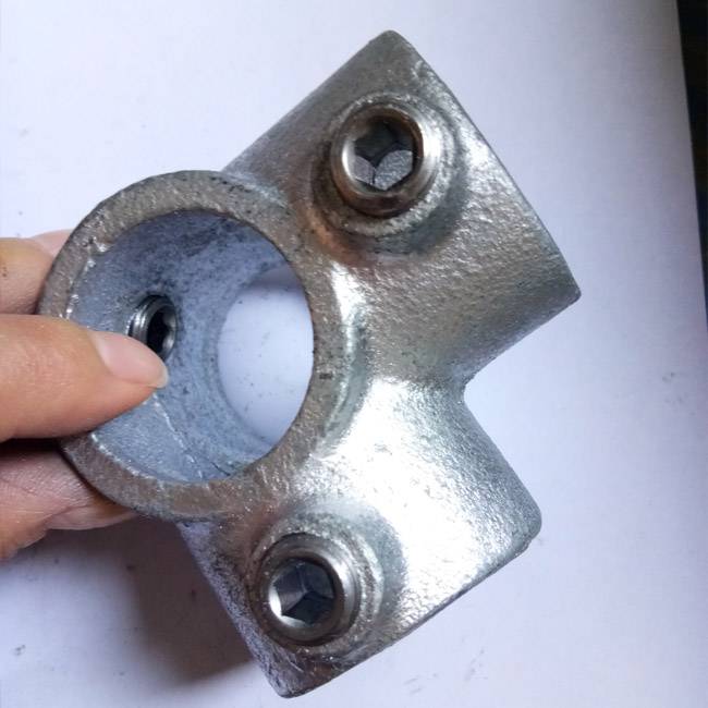 Cast iron pipe clamp for handrail, pipe joint clamp for seaside
