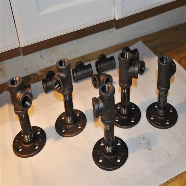 Antique Industrial Pipe Shelf Restoration Hardware malleable iron pipe fittings Featured Image