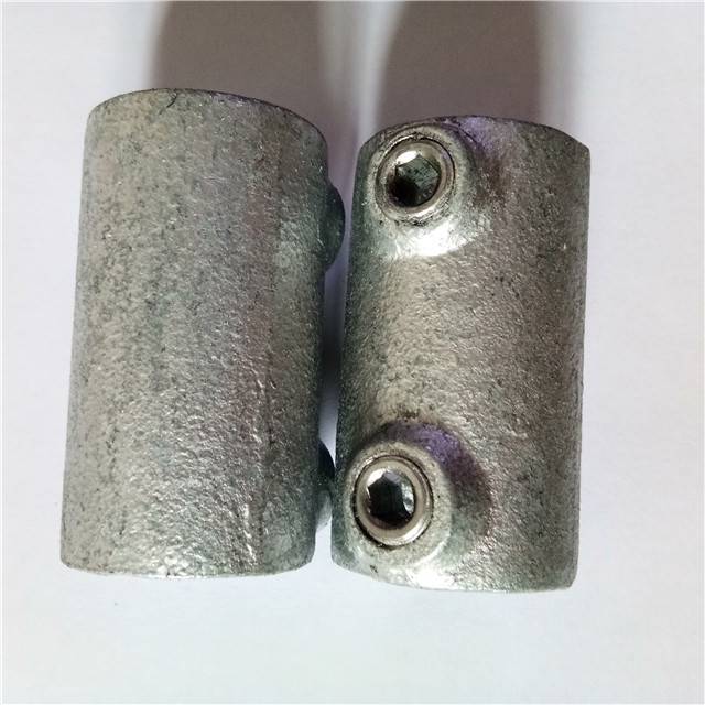 Malleable iron pipe clamps fittings long tee