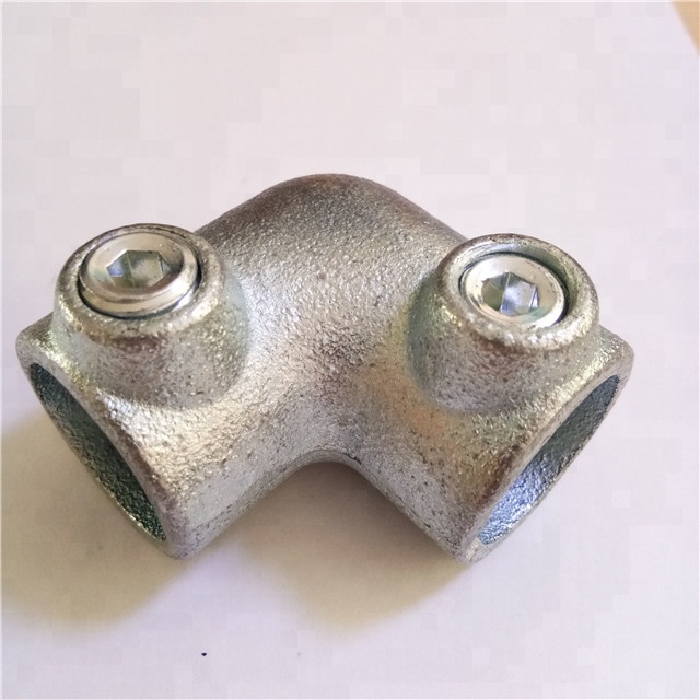 90 degree elbow cast iron key clamp fittings