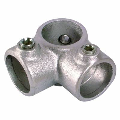 malleable Iron Pipe Key Clamp fitting in outdoor