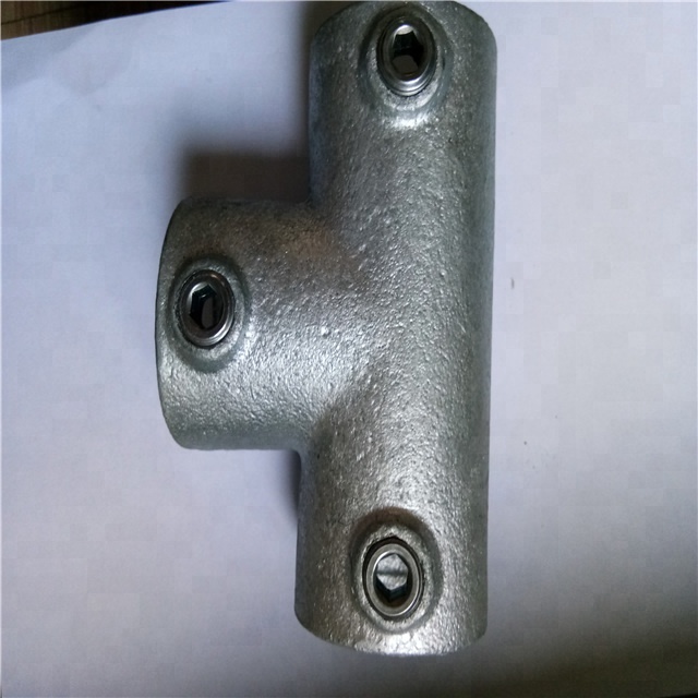 90 degree side outlet elbow cast iron key clamp fittings