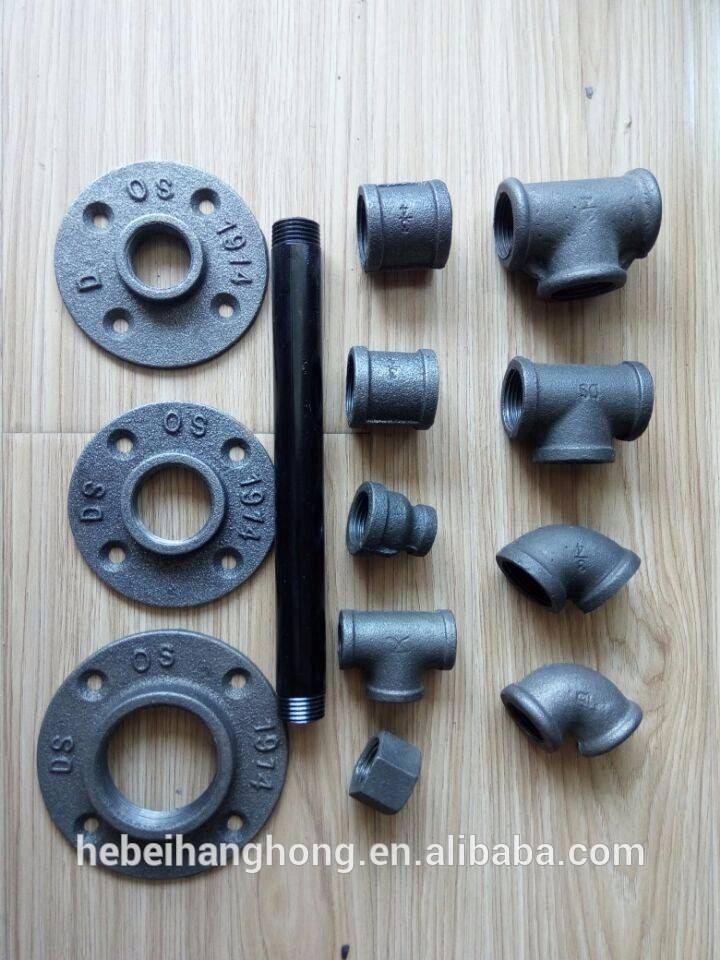 3/4 Inch Coupling Black Malleable Iron Pipe Threaded Fittings