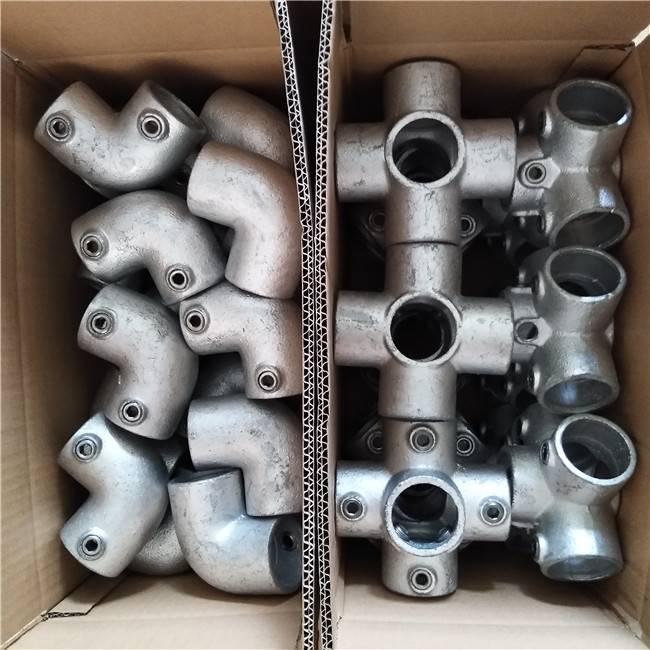 galvanized cast iron key clamp tee pipe fittings